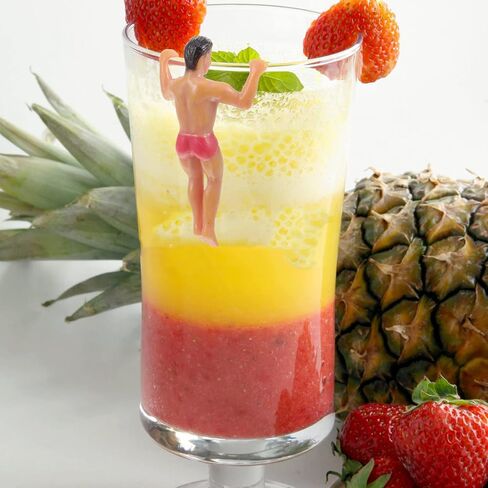 16Pcs Glass Markers, Wine Glass Figure Charms Anime Figurines Doll Toy Wine Bottle Marker Cup Hanging Ornament Identify Label for Drink Markers in Kuwait