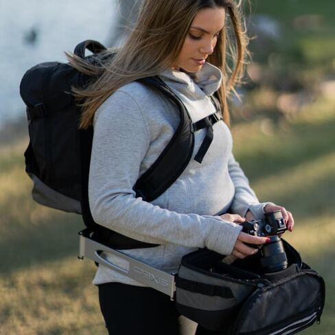 Paxis Swing Arm Backpack - Get to Your Gear without Removing Your Pack - Rust Orange/Grey in Saudi Arabia