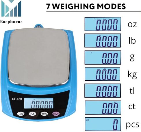 Eosphorus Science Digital Scale Laboratory Balance Chemistry Lab Gram Scale 0.01g Accuracy Electronic Scale Jewelry – Carats, Ounces and Grams Scale in Saudi Arabia