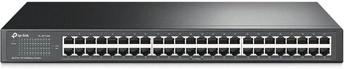 TP-Link 24 Port 10/100Mbps Fast Ethernet Switch, Plug & Play, Desktop/Rackmount, Sturdy Metal w/ Shielded Ports, Fanless, Unmanaged (TL-SF1024D),Black in Kuwait