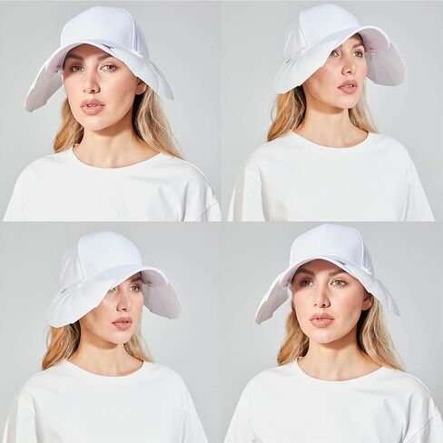 Women Men Sun Visor 100% Cotton Baseball Cap, UV Protection All Outdoor & stadiums,Easy to Attach and Remove in Saudi Arabia