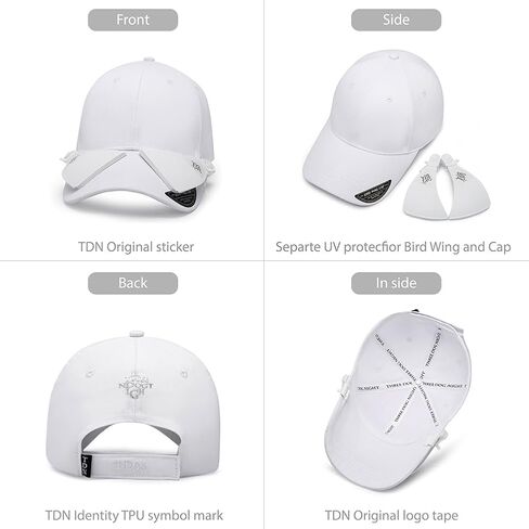 Women Men Sun Visor 100% Cotton Baseball Cap, UV Protection All Outdoor & stadiums,Easy to Attach and Remove in Saudi Arabia