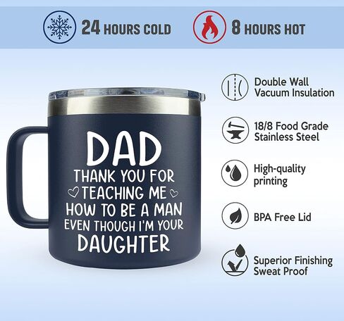 Birthday Gifts for Men, Dad, Grandpa - Men Gifts for Birthday, Dad Birthday Gifts - Funny Dad Gifts - Men Birthday Gifts Ideas, Gag Gifts for Men, Best Gifts for Men, Funny Gifts for Men Mug 14 Oz in Saudi Arabia