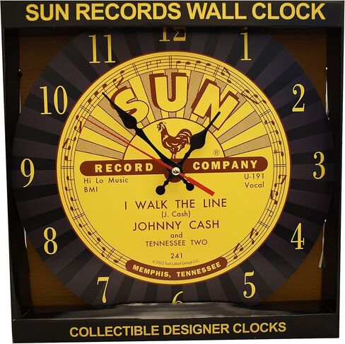 Sun Records Johnny Cash Clock Walk The Line - Mid-South Products in Kuwait
