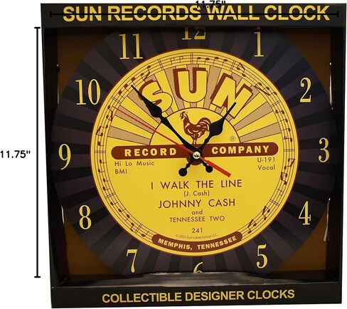 Sun Records Johnny Cash Clock Walk The Line - Mid-South Products in Kuwait