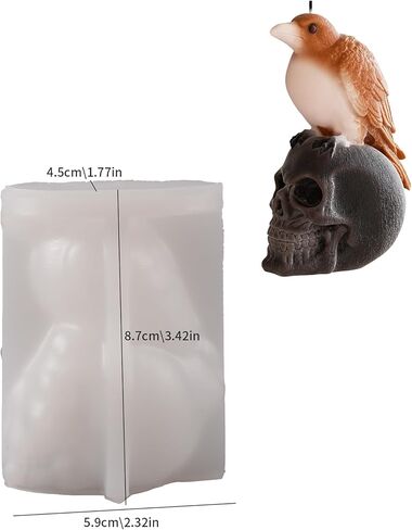 7 Cavities Large Dice Mold Heart Dice Mold Dice Resin Casting Mold Resin Making Molds Silicone Mold for Candle Home Decorate Mold 3D Animal Mold Candle Making Mold in Kuwait