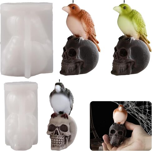 7 Cavities Large Dice Mold Heart Dice Mold Dice Resin Casting Mold Resin Making Molds Silicone Mold for Candle Home Decorate Mold 3D Animal Mold Candle Making Mold in Kuwait