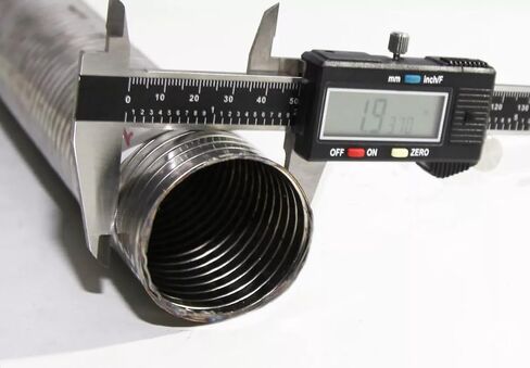 1.5" [1 1/2"] ID x 18" Length Universal Exhaust Flex Pipe 1.5' Feet (FP_UN_150MS) in Saudi Arabia