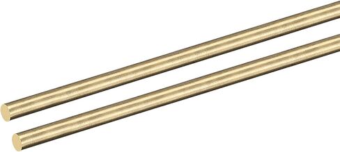 DMiotech 2Pack 4mm x 150mm، قضيب دائري نحاسي صلب، قضيب نحاسي مخرطة بار للحرف اليدوية in Saudi Arabia