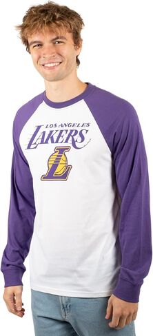 Ultra Game NBA Men's Super Soft Raglan Baseball T-Shirt in Saudi Arabia