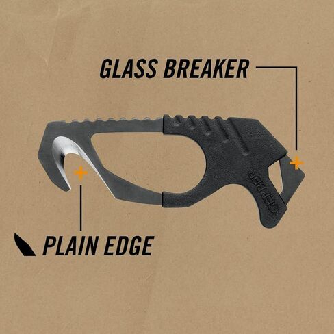 Gerber Gear Strap Cutter, Black [22-01944] in Saudi Arabia
