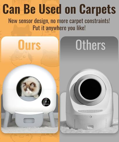 Cat Litter Box Liner Bags Compatible with Self-Cleaning Litter Box Robot 60 Pack. in Saudi Arabia