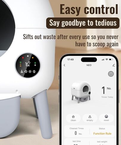 Cat Litter Box Liner Bags Compatible with Self-Cleaning Litter Box Robot 60 Pack. in Saudi Arabia