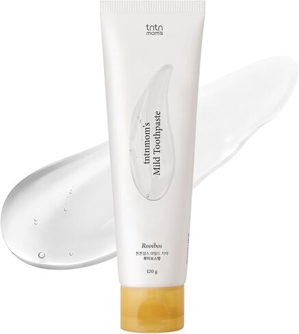 TNTNMOM'S Vegan Toothpaste for Pregnancy | Fluoride-Free, Folic Acid & Vitamin B6 Enriched | Prevents Tooth Decay, Plaque & Gum Issues | Gentle Formula for Morning Sickness Support | Rooibos, 4.2oz in Saudi Arabia
