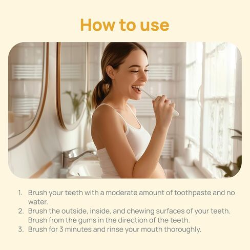 TNTNMOM'S Vegan Toothpaste for Pregnancy | Fluoride-Free, Folic Acid & Vitamin B6 Enriched | Prevents Tooth Decay, Plaque & Gum Issues | Gentle Formula for Morning Sickness Support | Rooibos, 4.2oz in Saudi Arabia