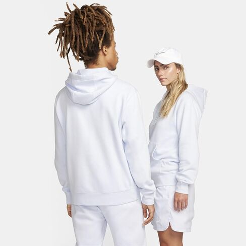 NIKE Mens CLUB HOODIE Pull Over BB Mens BV2654-247 (KHAKI/KHAKI/WHITE), Size M in Saudi Arabia