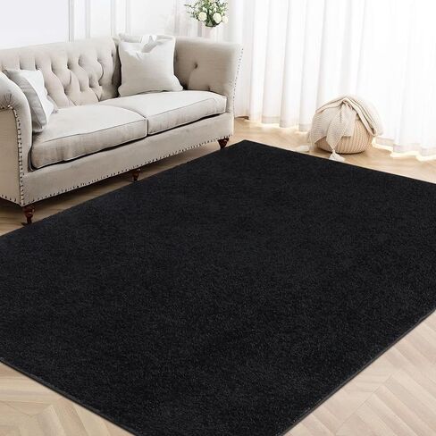 Zacoo Modern Area Rug Runner 2x6 Soft Shag Hallway Runner Soft Shaggy Bedside Kitchen Runner Plush Thick Carpet Non Slip Non Shedding Home Decor Mat for Entryway Living Room Nursery Solid Rugs,Natural in Saudi Arabia
