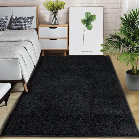 Zacoo Modern Area Rug Runner 2x6 Soft Shag Hallway Runner Soft Shaggy Bedside Kitchen Runner Plush Thick Carpet Non Slip Non Shedding Home Decor Mat for Entryway Living Room Nursery Solid Rugs,Natural in Saudi Arabia
