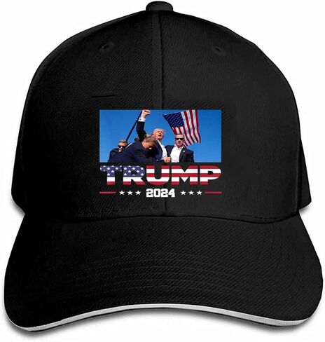 اغتيال ترامب لقد فاتتك أقوى ترامب نجا من طلقة ترامب 2024 الأذن المقاومة للرصاص PA بنسلفانيا رالي إطلاق النار الناجي قتال قبضة قوية قبعة مضخة قبعة بيسبول قابلة للتعديل للجنسين الرجال والنساء in Kuwait