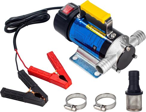 AIGMISON 12V 260W Diesel Transfer Pump Electric Fuel Transfer Pump 45L/Min Oil Suction Pump With Copper Motor For Diesel, Kerosene, Transformer Oil in Saudi Arabia