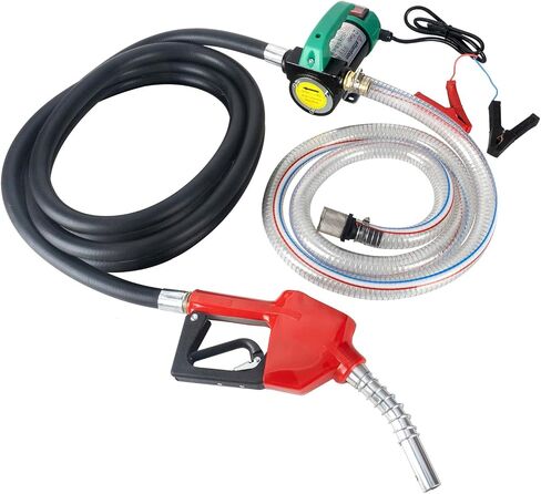AIGMISON 12V 260W Diesel Transfer Pump Electric Fuel Transfer Pump 45L/Min Oil Suction Pump With Copper Motor For Diesel, Kerosene, Transformer Oil in Saudi Arabia