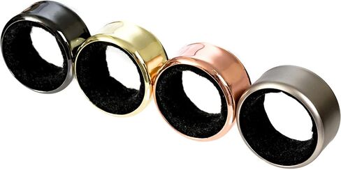 Wine Drip Ring Set 4 Piece, Stainless Steel Wine Bottle Collars, Leakproof Ring Drip Stoppers for Wine Bottles, Wine Stop Accessories for Bar and Home, Assorted Colors in Saudi Arabia