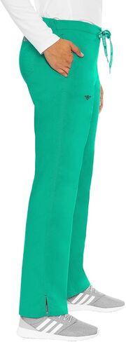 Med Couture Signature Drawstring Pant for Women, Spearmint/Charcoal, Small Petite in Saudi Arabia