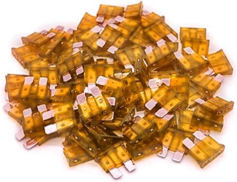 (200Pcs) 5 Amp Standard Fuse, 5A Car Blade Fuses for Car/RV/Truck/SUV/Motorcycle/Boat (5A) in Saudi Arabia