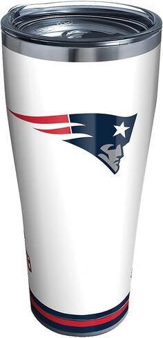 كوب Tervis NFL New England Patriots Arctic ثلاثي الجدران معزول، 30oz، من الفولاذ المقاوم للصدأ in Saudi Arabia