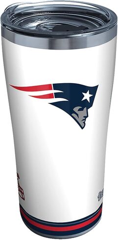 كوب Tervis NFL New England Patriots Arctic ثلاثي الجدران معزول، 30oz، من الفولاذ المقاوم للصدأ in Saudi Arabia