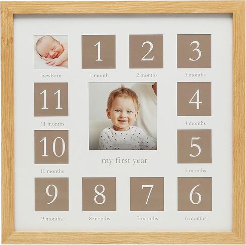 Kate & Milo Baby Handprint or Footprint Keepsake Frame, Babyprints Collage Frame For Baby Girl or Baby Boy, Gender-Neutral Newborn Nursery Décor, Baby Picture Frame, Sweetest Dream in Saudi Arabia