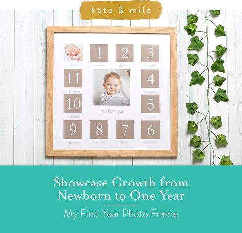 Kate & Milo Baby Handprint or Footprint Keepsake Frame, Babyprints Collage Frame For Baby Girl or Baby Boy, Gender-Neutral Newborn Nursery Décor, Baby Picture Frame, Sweetest Dream in Saudi Arabia