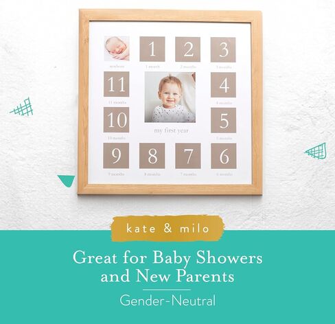 Kate & Milo Baby Handprint or Footprint Keepsake Frame, Babyprints Collage Frame For Baby Girl or Baby Boy, Gender-Neutral Newborn Nursery Décor, Baby Picture Frame, Sweetest Dream in Saudi Arabia