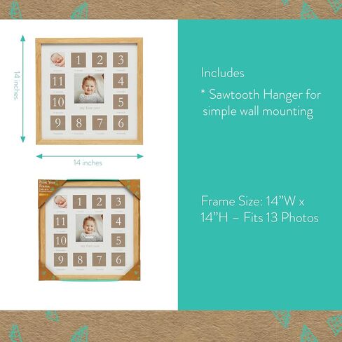 Kate & Milo Baby Handprint or Footprint Keepsake Frame, Babyprints Collage Frame For Baby Girl or Baby Boy, Gender-Neutral Newborn Nursery Décor, Baby Picture Frame, Sweetest Dream in Saudi Arabia