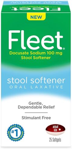 Fleet Laxative, منبه ملين عن طريق الفم، لتخفيف الإمساك أثناء الليل، أقراص ملينة، 25 قرصًا in Kuwait