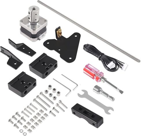 مجموعة أدوات Ender 3 Dual Z Axis Kit مع شحم، ومسمار رصاص مزدوج Z Stepper Motor 3D ملحقات الطابعة ثلاثية الأبعاد لـ Creality Ender 3، Ender 3 Pro، Ender 3 V2 in Kuwait