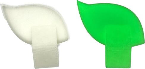 Isopod Food Dish: Leaf Design, Rolly Polly Feeding Bowl, Tiny Bug Meal Station, Bioactive Clean Up Crew Bowl (Green) 6 Pack in Kuwait