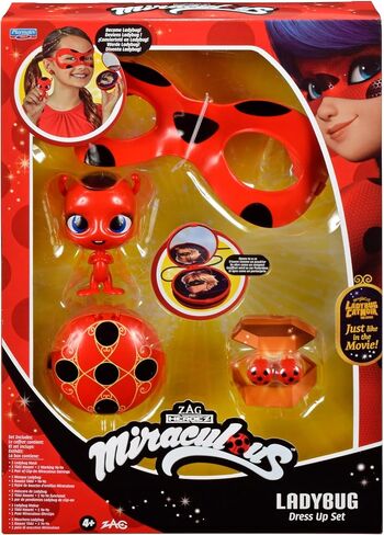 Miraculous: Tales Of Ladybug And Cat Noir Ladybug Role Play Set Ladybug Costume Kids Fancy Dress Set With Mask And Accessories Ladybug Superhero Costumes For Girls And Boys in Saudi Arabia