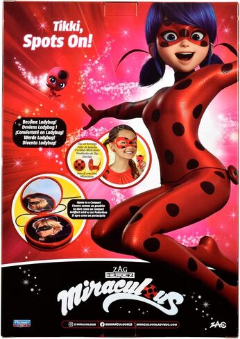 Miraculous: Tales Of Ladybug And Cat Noir Ladybug Role Play Set Ladybug Costume Kids Fancy Dress Set With Mask And Accessories Ladybug Superhero Costumes For Girls And Boys in Saudi Arabia
