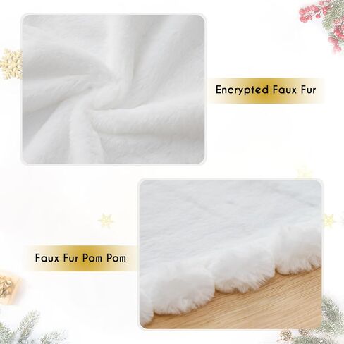 Baccessor Winter White Fur Table Runner Christmas Snow Faux Fur Dressing Table Runners Dresser Cover Coffee Table Center Decoration for Kitchen Home Dinning Party Holiday Indoor Outdoor 13x72 Inch in Saudi Arabia