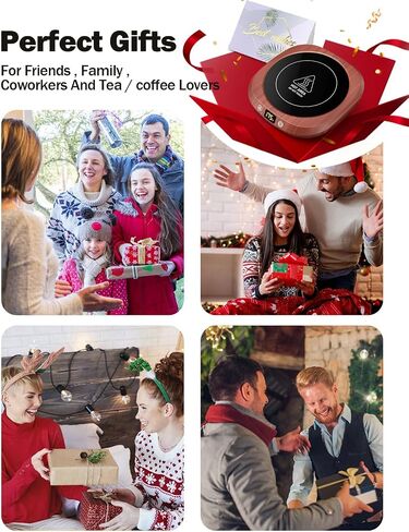 Coffee Mug Warmer - Fastest Heating & Highest Temperature, Coffee Cup Warmer for Desk Auto Shut Off，3 Temp & 6 Timer Setting Smart Cup Warmer for Heating Coffee, Beverage, Milk, Tea, Hot Chocolate in Saudi Arabia