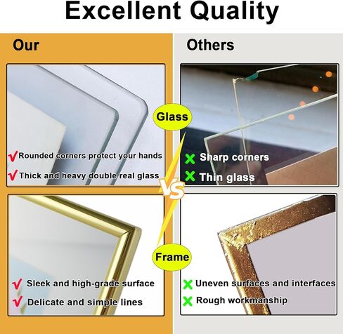 Silver Floating Picture Frames - Set of 3, for Photo Size 4×4, 4×6, 5×7, Vertical Tabletop Display, Metal Glass Frame for Wedding, Home or Office Desk Decoration (Silver) in Saudi Arabia