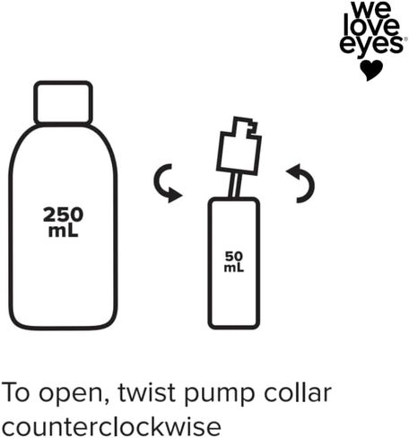 We Love Eyes - 100% Oil Free Tea Tree Water Eyelid Foaming Cleanser - For Eyelash Extension Home Care, Extend Lash Retention, Non-Irritating Formula in Saudi Arabia