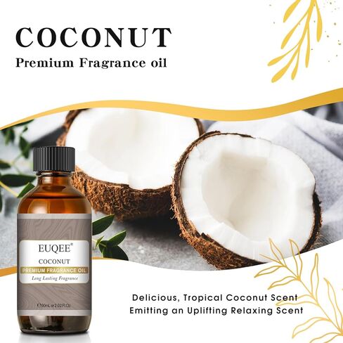 زيت عطر غابة الصنوبر من EUQEE، زيت عطري عطري ممتاز، 2.02 أونصة سائلة مع قطارة زجاجية للناشرين، صناعة الصابون، شمعة DIY (60 مل) in Saudi Arabia