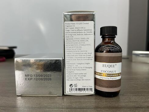 زيت عطر غابة الصنوبر من EUQEE، زيت عطري عطري ممتاز، 2.02 أونصة سائلة مع قطارة زجاجية للناشرين، صناعة الصابون، شمعة DIY (60 مل) in Saudi Arabia