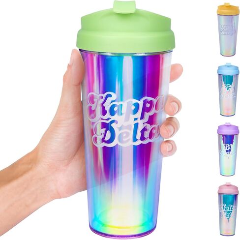 Sigma Sigma Sigma Retro Style Sorority Tumbler in Saudi Arabia