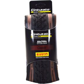 Pirelli Cinturato Gravel M Classic 35-622 (700 x 35c) Gravel Bike Tire - Gravel-Specific Design for Mixed Terrain - SpeedGRIP Compound for Resistance and Grip