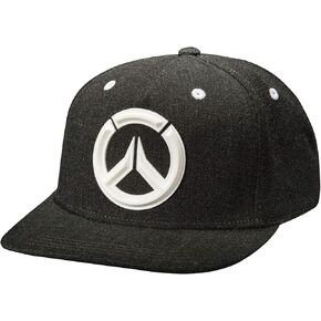 JINX Overwatch Sonic Snapback Baseball Hat, Gray, Adult Size
