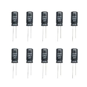 10pcs Elite 25V 2200uF 12×25mm Aluminum Electronic Capacitors