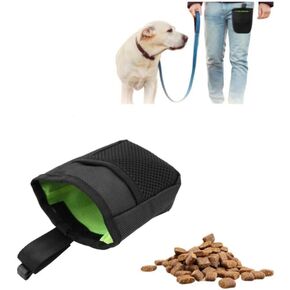 Dog Treat Training Pouch Mini Clip On Belt Hand-Free Pet Snack Bag Portable Puppy Training Reward Pouch Auto Closure for Dog Training Behavior Aids (Camouflage)